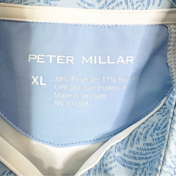 NWT Peter Millar Women's Wells Fargo Golf 50SPF Long Sleeve Shirt Perth Size XL - Picture 8 of 13